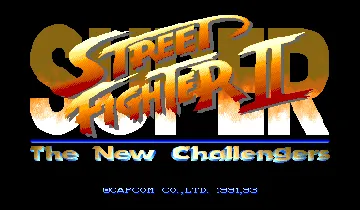 Super Street Fighter 2: The New Challengers (World 930911) screen shot title